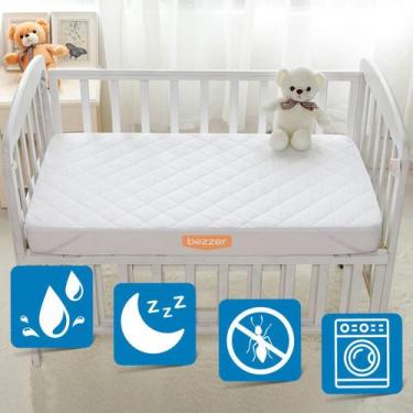 Imagem de Capa Protetora p/ Berço Mini Cama Colchão Americano 70x1,30 Antimofo I
