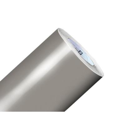 Imagem de Revestimento Adesivo Brilho Bege Envelopamento Móvel Carro - Imprimax