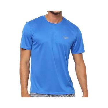 Imagem de Camiseta Speedo Basic Interlock, Azul, M, Masculino