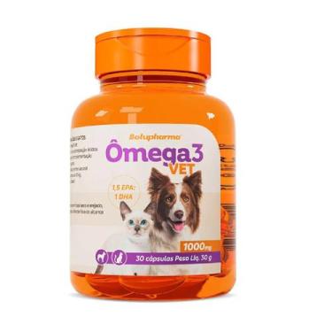 Imagem de Ômega 3 Vet Suplemento Botupharma 1000mg 30 Cápsulas