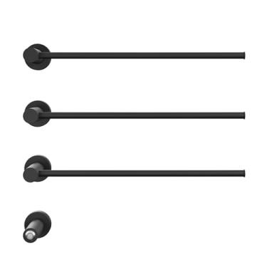 Imagem de Aquecedor de toalhas elétrico Claire 3-Bar em preto fosco