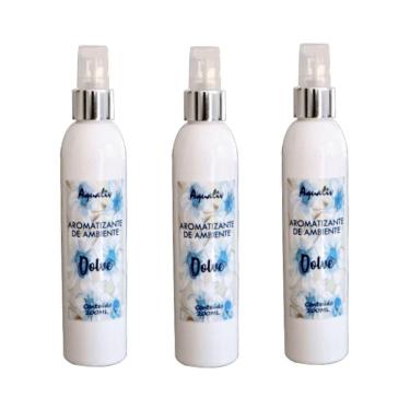 Imagem de Kit 3 Aromatizador De Ambientes Aroma Dolve Frasco 200Ml