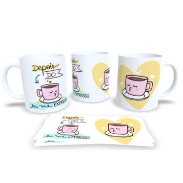 Imagem de Caneca Branca de Porcelana Personalizada Coleção Sonho e Flor (Mod.10)