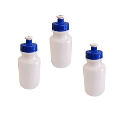 Imagem de Kit 90un Garrafa Squeeze c/ tampa azul 300ml p/ evento festa - Deposit