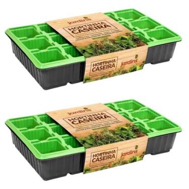 Imagem de 2X Sementeira Hortinha Caseira 15 Células NUTRIPLAN