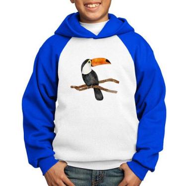 Imagem de Moletom Infantil Tucano - Foca na Moda, Branco, Azul, 8