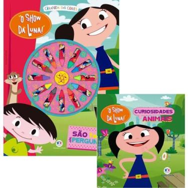 Imagem de Livro Giz de cera O Show da Luna - São tantas perguntas! +  Banho O Sh