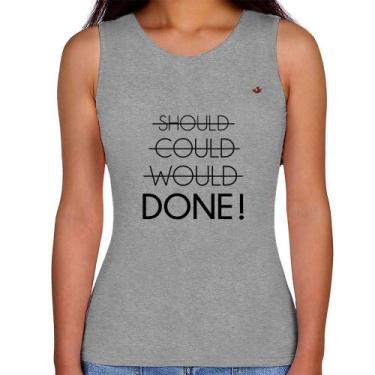 Imagem de Regata Feminina Done! - Foca na Moda, Cinza, M