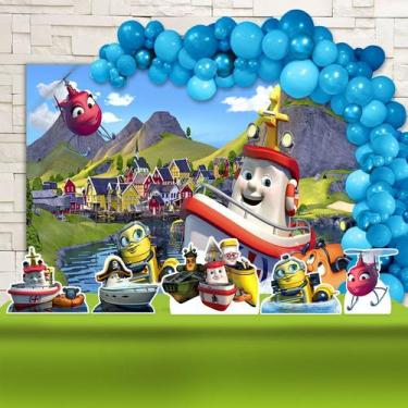 Imagem de Kit Festa Ouro Elias Aventuras A Bordo - IMPAKTO VISUAL