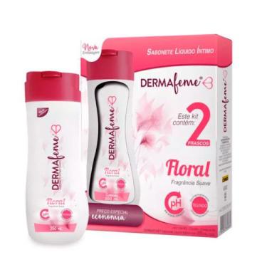 Imagem de Kit Sabonete Liquido Intimo Dermaone Floral 200ML - 100494 - CIMED