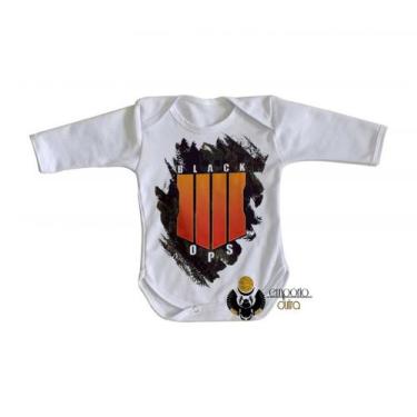 Imagem de body nenê criança roupa bebê manga longa Call of Duty  Black Ops - Emp
