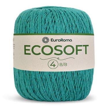 Imagem de Barbante Ecosoft EuroRoma N04 300g, 810 VERDE ÁGUA ESCURO
