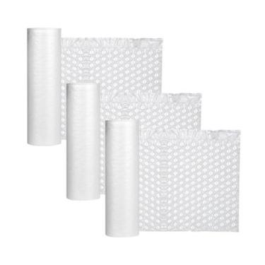 Imagem de Kit com 3 Refil Bobina Bolha de Ar Colmeia 40cm x 300mt - BH Imports