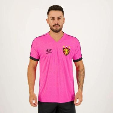 Imagem de Camisa Umbro Sport Recife Outubro Rosa 2023 - Rosa, GG