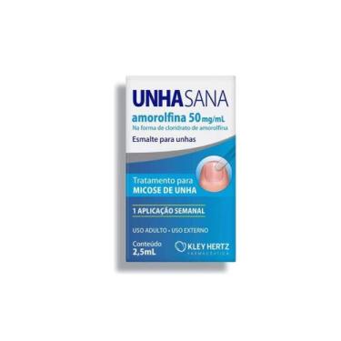 Imagem de Unha Sana Esmalte Antimicótico 50mg/ml Com 2,5ml Amorolfina - KLEYHERT