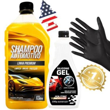 Imagem de Shampoo Automotivo 1 Litro Rende ate 400 Litros + Revitalizador Para C
