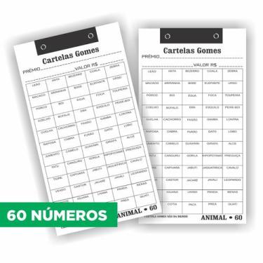 Imagem de 10 Cartelas da sorte c/ 60 NUMEROS - CartelasGomes, Mulher