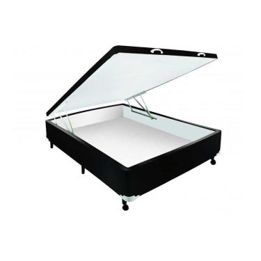 Imagem de Cama Box Baú Casal Courano Black New (138x188x35) - Castor