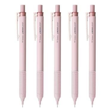 Imagem de Tombow Lapiseira com luz monográfica, 0,5 mm, rosa acinzentado, 5 peças SH-MGL85-5P