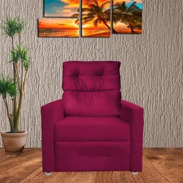 Imagem de Poltrona Reclinavel Do Papai e Mamãe Monica Vermelho