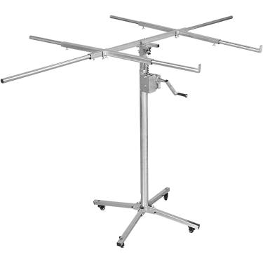 Imagem de Elevador de placa de gesso para drywall para serviço pesado Elevador de placa de gesso para drywall com rodas Altura 10,5/12,4 pés Capacidade de carga 170 libras Fácil de montar e mover Ad