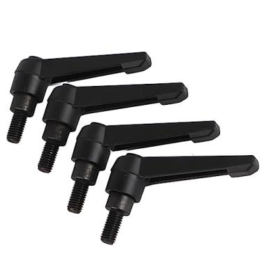 Imagem de Maçanetas de Máquina de Metal Alça de Fixação Ajustável Rosca Macho M8 para Equipamentos de Máquinas (Comprimento do parafuso 16MM)