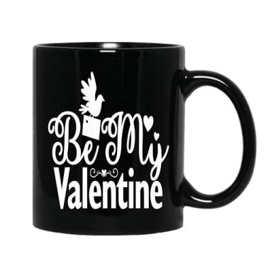 Imagem de SpreadPassion Caneca de café Be My Valentine, presente para namorado e namorada, presente de dia dos namorados, presente para amante dos namorados, presente para marido e esposa, ideia de presente de