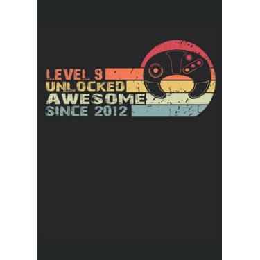 Imagem de Level 9 Unlocked 9 Years Old 9th Birthday Funny Gaming: Notebook DIN A4 COLUMN 120 Pages - 8.27" x 11.69" ( 21 x 29.7cm)|Gaming Notebook|Gaming Planner| Notebook for Gamers