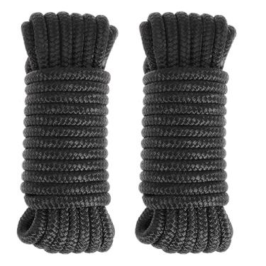 Imagem de Linhas de para-lama de barco para barcos Linhas de doca de barco de nylon corda marinha para barcos corda dupla trançada para-choque linhas de barco para ancoragem linhas de barco laços de doca (2,