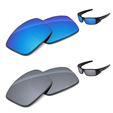 Imagem de Tintart Lentes de substituição de desempenho compatíveis com Oakley Gascan OO9014 polarizadas gravadas - Pacote econômico