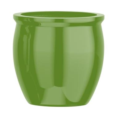 Imagem de Vaso Vietnamita Fibra De Vidro Caribe M 38cm Decorativo (Verde Claro)