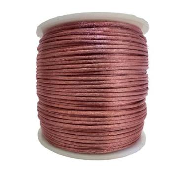 Imagem de Rolo Cordão Fio De Cetim Seda Rabo De Rato 1mm 50m - ArtePunto, Nude R