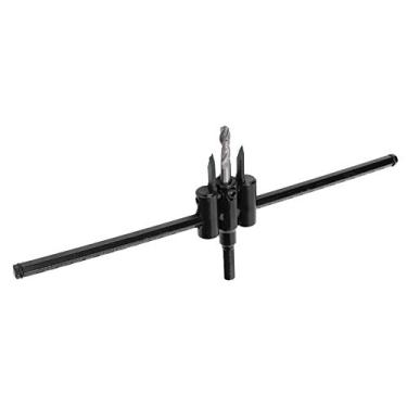 Imagem de Kit de Serra Cortadora de Furo Ajustável, Viga de Liga de Aço Com Marcas de Escala, Lâmina de Serra Flexível, Design de Lâmina Dupla, para Corte de Placa de Plástico de Madeira,