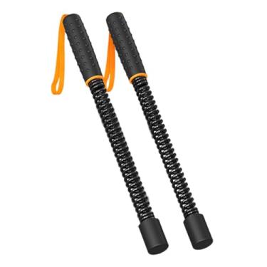 Imagem de rockible 2x Battle Ropes Workout Exercício Cordas Fitness Bar Spring Sticks para trabalhar a academia em casa, 47cmx2.5cm