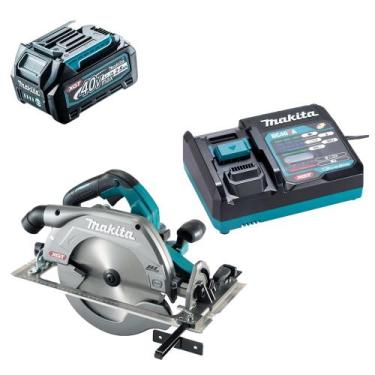 Imagem de Serra Circular 235mm 40V XGT HS010GZ  2.5Ah Makita 110v