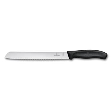 Imagem de Faca Swiss Classic para Pão, Preto, 21 cm, Victorinox