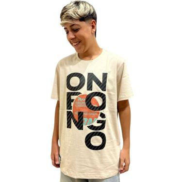 Imagem de Camiseta Masculina Onbongo Areia - Bege ON195