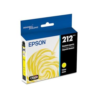 Imagem de EPSON Cartucho amarelo de capacidade padrão de tinta Claria T212 (T212420-S) para impressoras Epson Expression and Workforce selecionadas