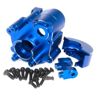 Imagem de Gearbox Case Compatible with Arrma 1/5 Kraton 8S Upgrade & Outcast 8S Rc Car Aluminum Alloy Middle Transmission Gear Box Housing Shell Part(Dark Blue)