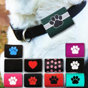 Imagem de Dapper Dog Tag Silenciador e suporte AirTag - Esporte Verde Preto Cinza Branco