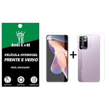 Imagem de Película Gel Hydrogel HD Frente E Verso para redmi Note 11 Pro Plus 5G