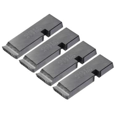 Imagem de GGTE 47750 Matrizes de rosca para matrizes de tubos Npt de aço endurecido Ridgid Hs 2,5 a 5 cm, cabeças universais, destro