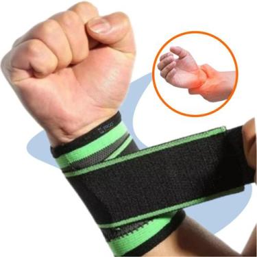 Imagem de Munhequeira De Compressão De Punho Ajustável Para L.e.r - Ergo Premium