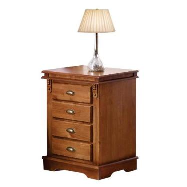 Imagem de Mesa de Cabeceira com 4 gavetas Manchester - M52044 - Linz, Imbuia - V