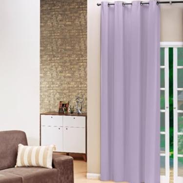 Imagem de Cortina Blecaute PVC Folha Única 1,40M x 2,80M para Parede Janela Banheiro Quarto Sala Cozinha (LILAS)