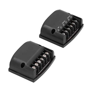 Imagem de Peças do de som do carro, capacitores de alta frequência preto 2 vias divisor de frequência do alto-falante instalação simples 12V 60W para carro