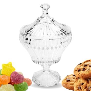 Imagem de Bomboniere Cristal Vidro Grande Elegante Luxo Mesa Escritório - Lyor