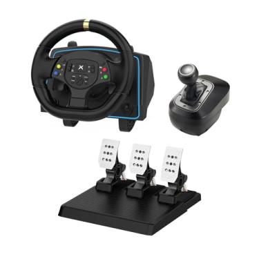 Imagem de DOYO PS4 Steering Wheel and Pedals,1080° Gaming Racing Wheel with Paddle Shifters, Race Steering Wheel Simulator for Xbox One, PC, Xbox Series X/S, PS4, PS3, Xbox 360, Switch, Android