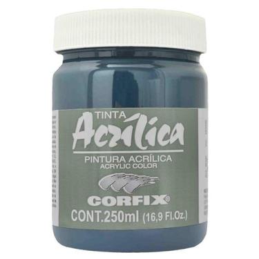 Imagem de Tinta Acrílica 250ml G1 073 Verde Esmeralda Corfix, 073 - VERDE ESMERA