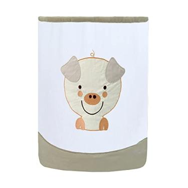 Imagem de Cesto Organizador para Brinquedos Porquinho